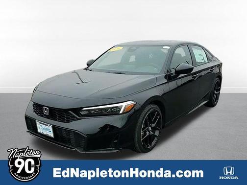 Blue Lagoon Pearl 2026 Honda Civic Hybrid Sport Sedan