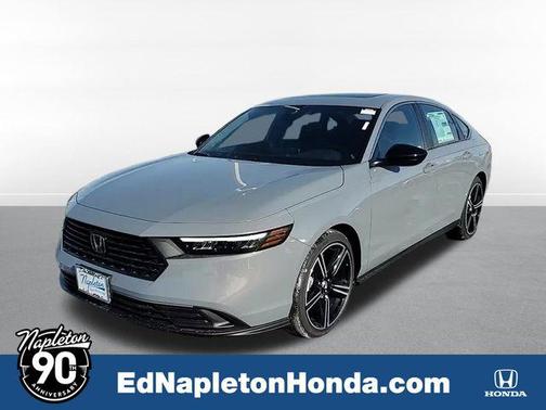 Urban Gray Pearl 2025 Honda Accord Hybrid Sport Sedan