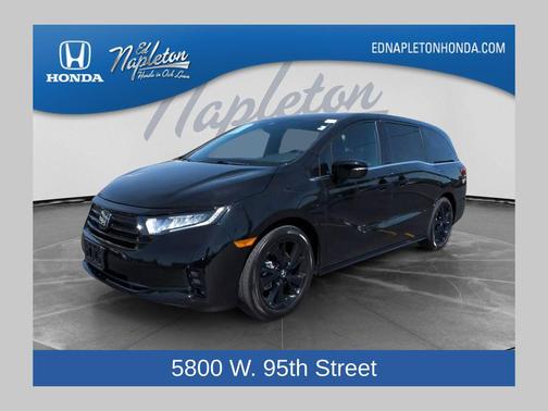 Crystal Black Pearl 2024 Honda Odyssey Sport