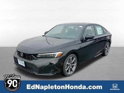 Blue Lagoon Pearl 2026 Honda Civic Hybrid Sport Touring Sedan