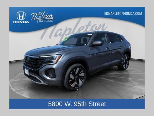 Gray 2025 Volkswagen Atlas Cross Sport 2.0T SE w/Technology 4MOTION
