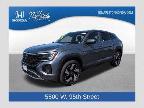 Gray 2025 Volkswagen Atlas Cross Sport 2.0T SE w/Technology 4MOTION