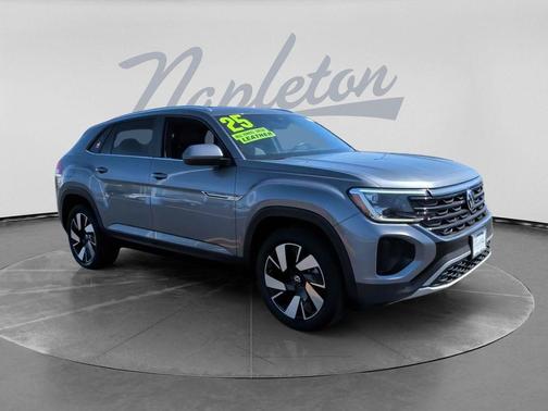 Gray 2025 Volkswagen Atlas Cross Sport 2.0T SE w/Technology 4MOTION