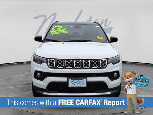 Bright White Clearcoat 2025 Jeep Compass Limited
