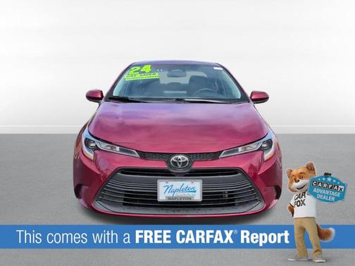 Midnight Black Metallic 2024 Toyota Corolla LE