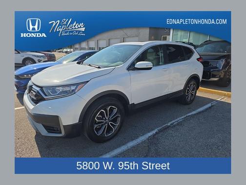 Platinum White Pearl 2021 Honda CR-V AWD EX-L