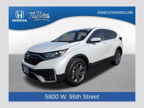 Platinum White Pearl 2021 Honda CR-V AWD EX-L