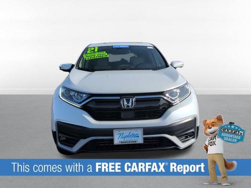 Platinum White Pearl 2021 Honda CR-V AWD EX-L