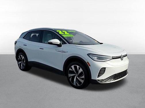Glacier White Metallic/Black Roof 2022 Volkswagen ID.4 AWD Pro S