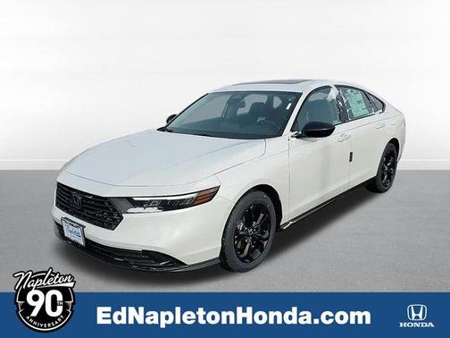 Platinum White Pearl 2025 Honda Accord Sport SE 1.5T Sedan