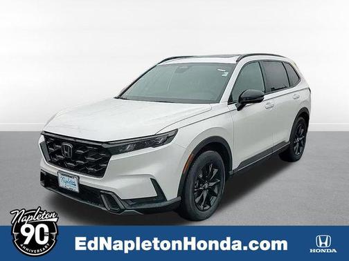 Platinum White Pearl 2026 Honda CR-V Hybrid Sport-L AWD SUV