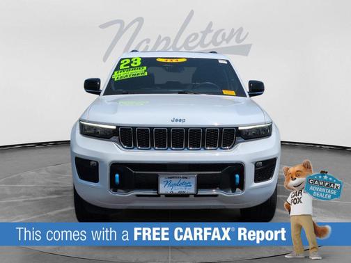 Bright White Clearcoat 2023 Jeep Grand Cherokee 4xe Overland