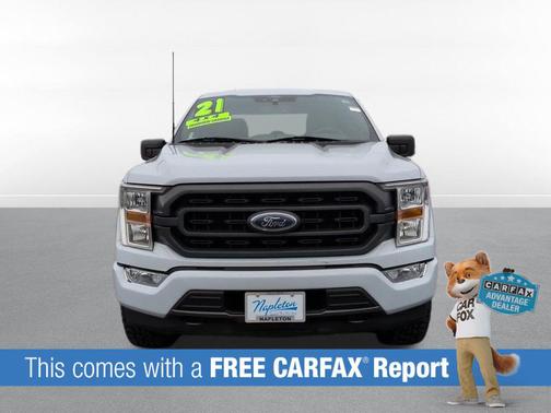 Space White Metallic 2021 Ford F-150 XLT