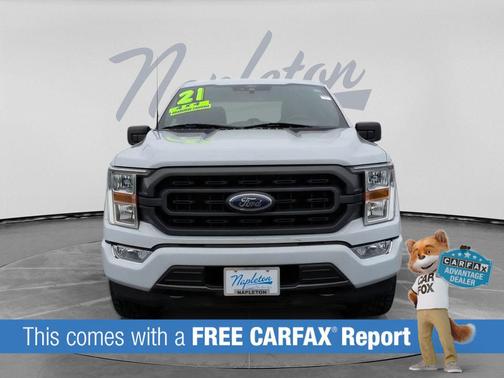 Space White Metallic 2021 Ford F-150 XLT