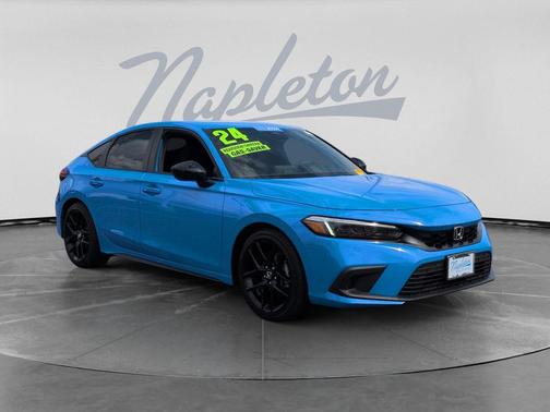 Boost Blue Pearl 2024 Honda Civic Sport