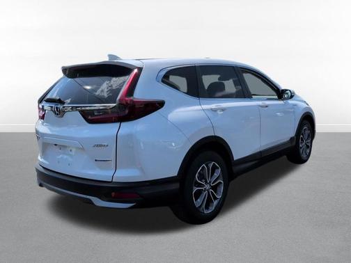 Platinum White 2022 Honda CR-V Hybrid EX-L