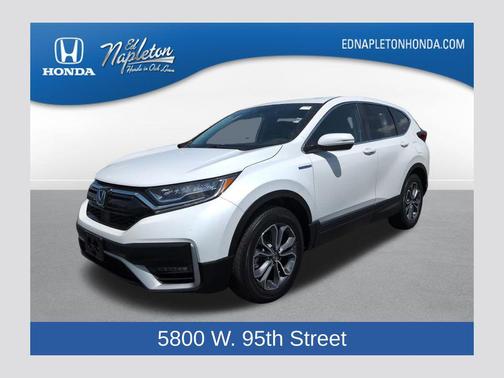 Platinum White 2022 Honda CR-V Hybrid EX-L