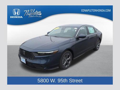 Canyon River Blue Metallic 2026 Honda Accord Hybrid EX-L Sedan