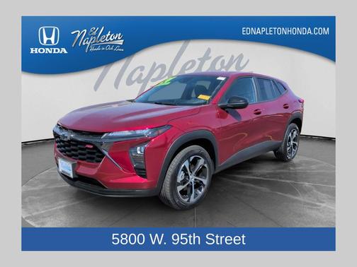 Crimson Metallic 2024 Chevrolet Trax FWD 1RS