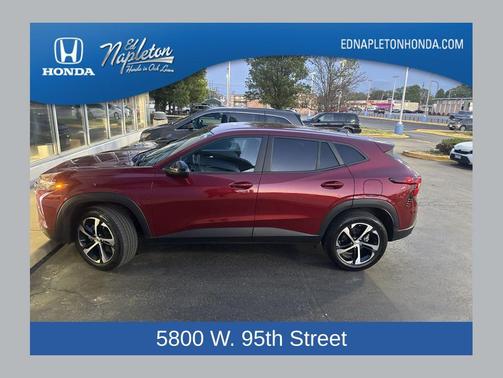 Crimson Metallic 2024 Chevrolet Trax FWD 1RS