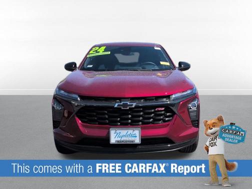 Crimson Metallic 2024 Chevrolet Trax FWD 1RS