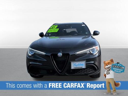 Vulcano Black Metallic 2023 Alfa Romeo Stelvio Veloce AWD