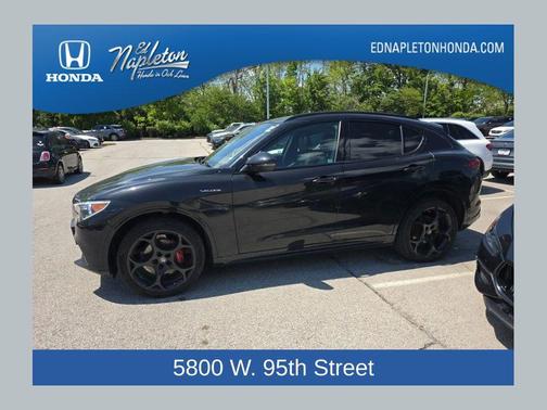 Vulcano Black Metallic 2023 Alfa Romeo Stelvio Veloce AWD
