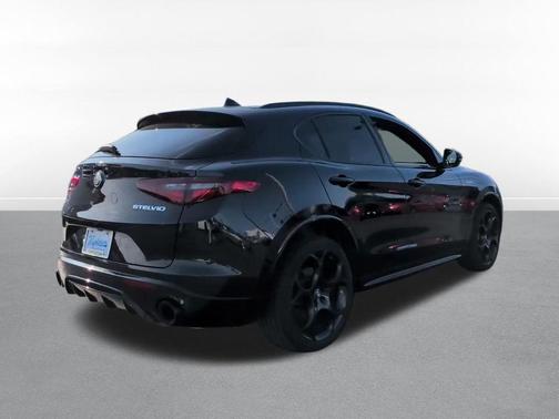 Vulcano Black Metallic 2023 Alfa Romeo Stelvio Veloce AWD