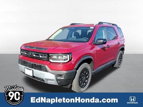 Radiant Red Metallic II 2026 Honda Passport AWD RTL Blackout SUV