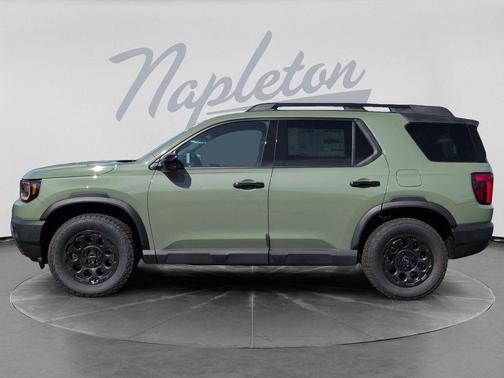 Ash Green Metallic 2026 Honda Passport AWD TrailSport Elite Blackout