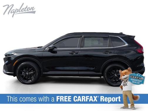 Crystal Black Pearl 2024 Honda CR-V Hybrid Sport AWD