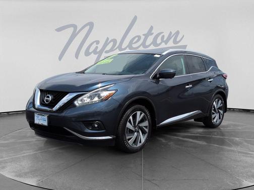 Arctic Blue Metallic 2017 Nissan Murano Platinum