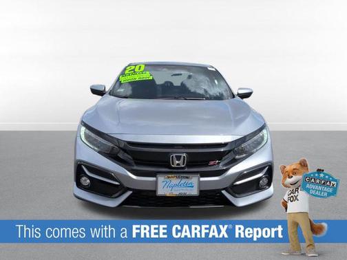 Lunar Silver Metallic 2020 Honda Civic Si Base