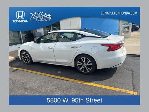 Pearl White 2016 Nissan Maxima 3.5 SL