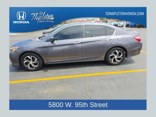 Gray 2017 Honda Accord LX