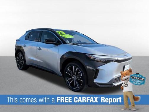 Elemental Silver Metallic w/Black Roof 2023 Toyota bZ4X Limited