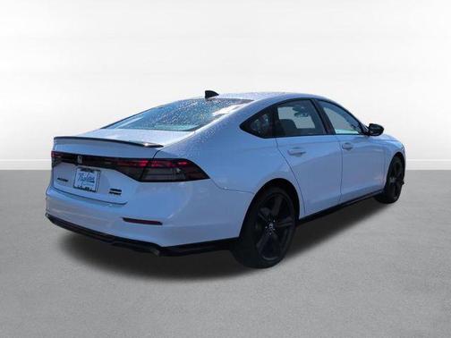 Platinum White Pearl 2026 Honda Accord Hybrid Sport-L