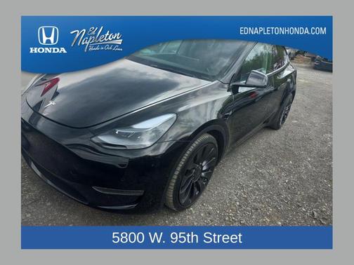 Solid Black 2021 Tesla Model Y Performance Dual Motor All-Wheel Drive