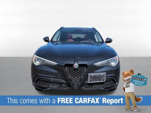 Vulcano Black Metallic 2019 Alfa Romeo Stelvio Base