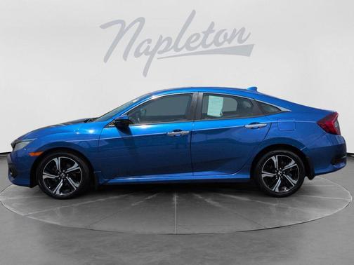 Blue 2017 Honda Civic Touring