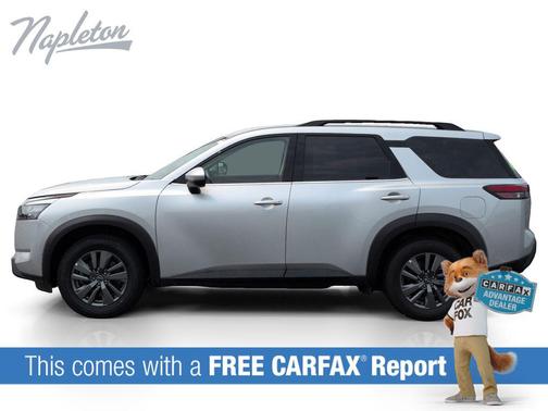 Brilliant Silver Metallic 2025 Nissan Pathfinder SV FWD