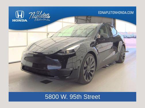 Solid Black 2022 Tesla Model Y Performance Dual Motor All-Wheel Drive SUV