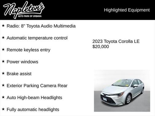 2023 Toyota Corolla LE