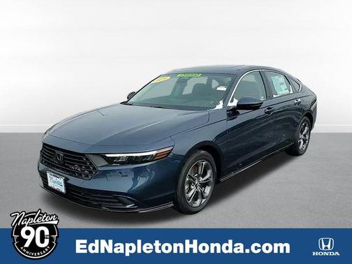 Canyon River Blue Metallic 2025 Honda Accord Hybrid EX-L Sedan