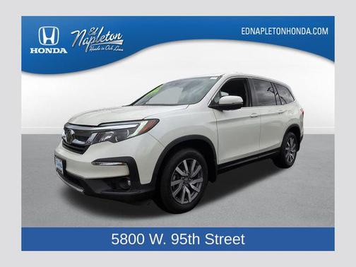 White Diamond Pearl 2019 Honda Pilot EX-L