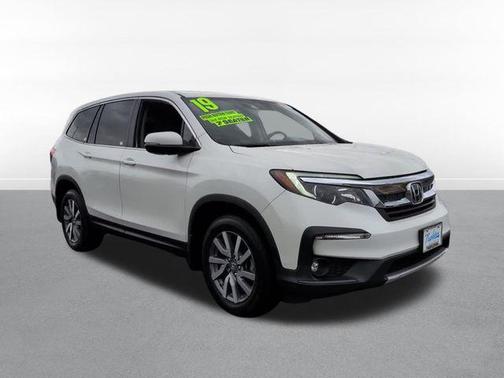 White Diamond Pearl 2019 Honda Pilot EX-L