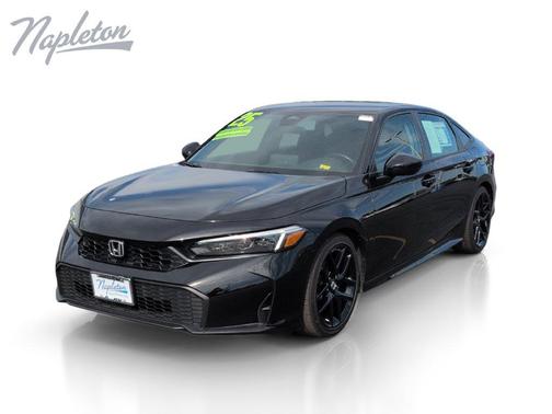 Crystal Black Pearl 2025 Honda Civic Sport