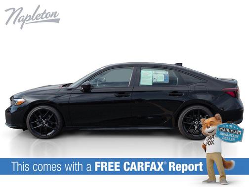 Crystal Black Pearl 2025 Honda Civic Sport