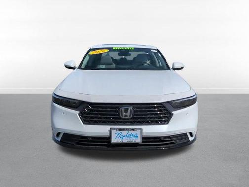 Platinum White Pearl 2026 Honda Accord Hybrid EX-L