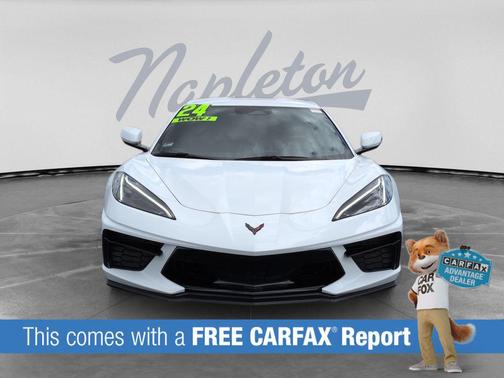 Arctic White 2024 Chevrolet Corvette Stingray w/1LT